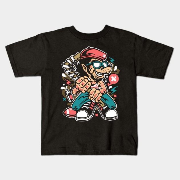 Sport thug Kids T-Shirt by Superfunky